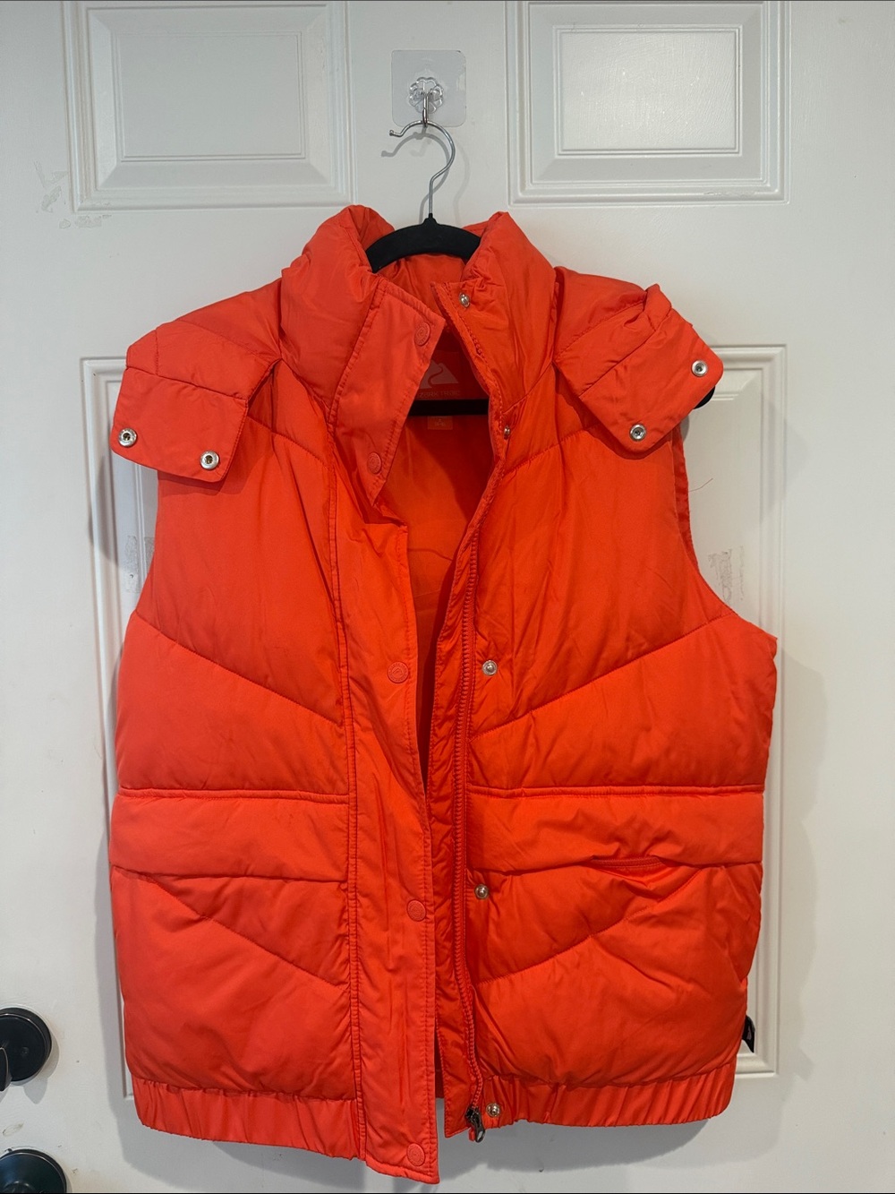 Ozark Trail Bright Orange Quilted Puffer Vest